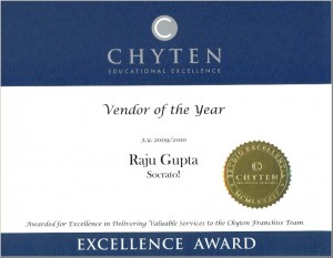 Chyten Selects Socrato As Vendor of the Year